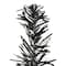 24" Unlit Black Tinsel Artificial Christmas Tree